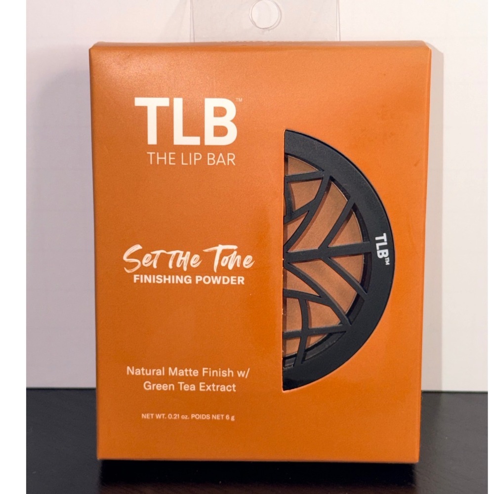 TLB The Lip Bar Set The Tone Finishing Powder Bronze Beauty Matte 0.21oz New